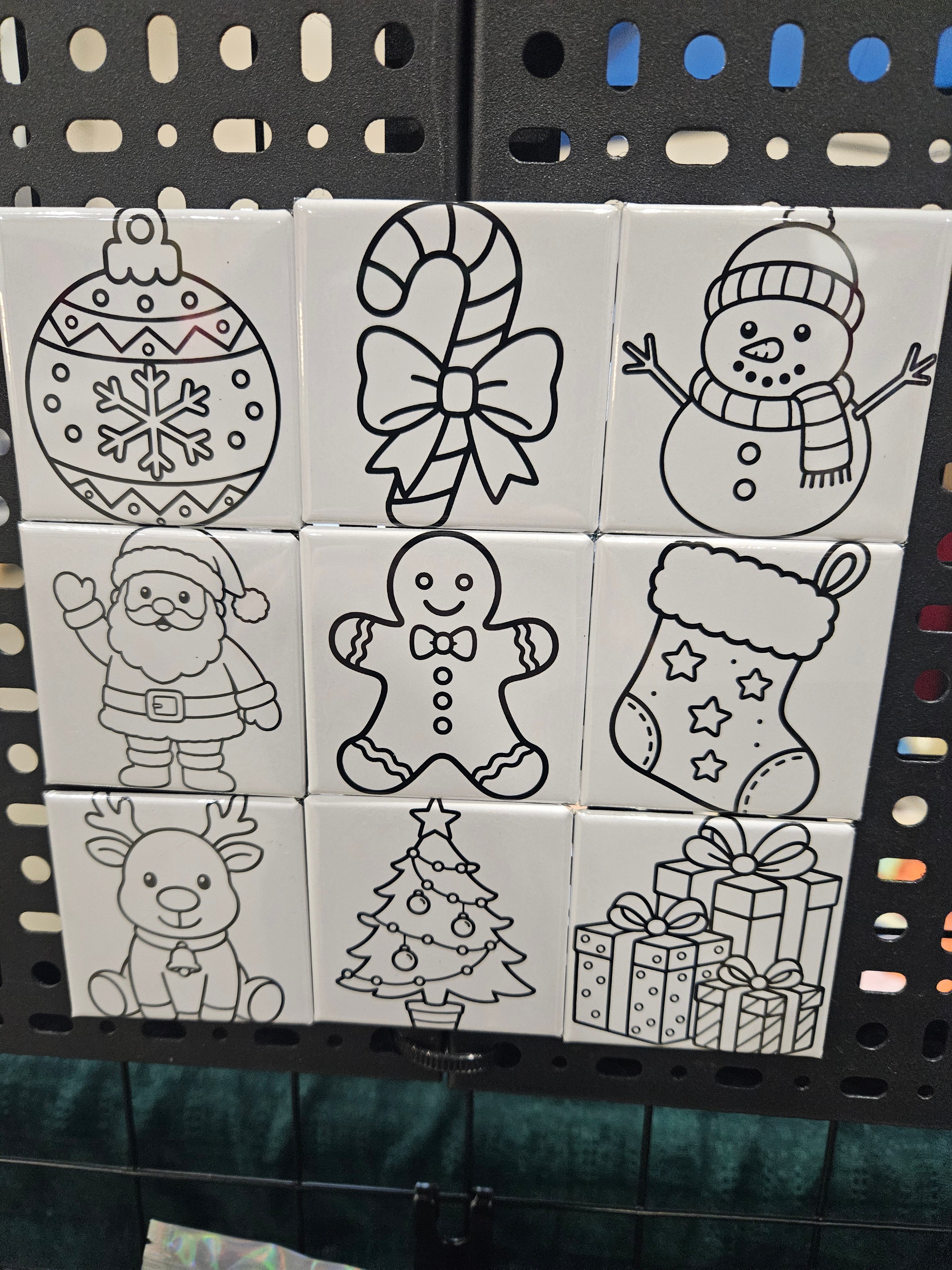 Dry Erase Christmas Magnet Set