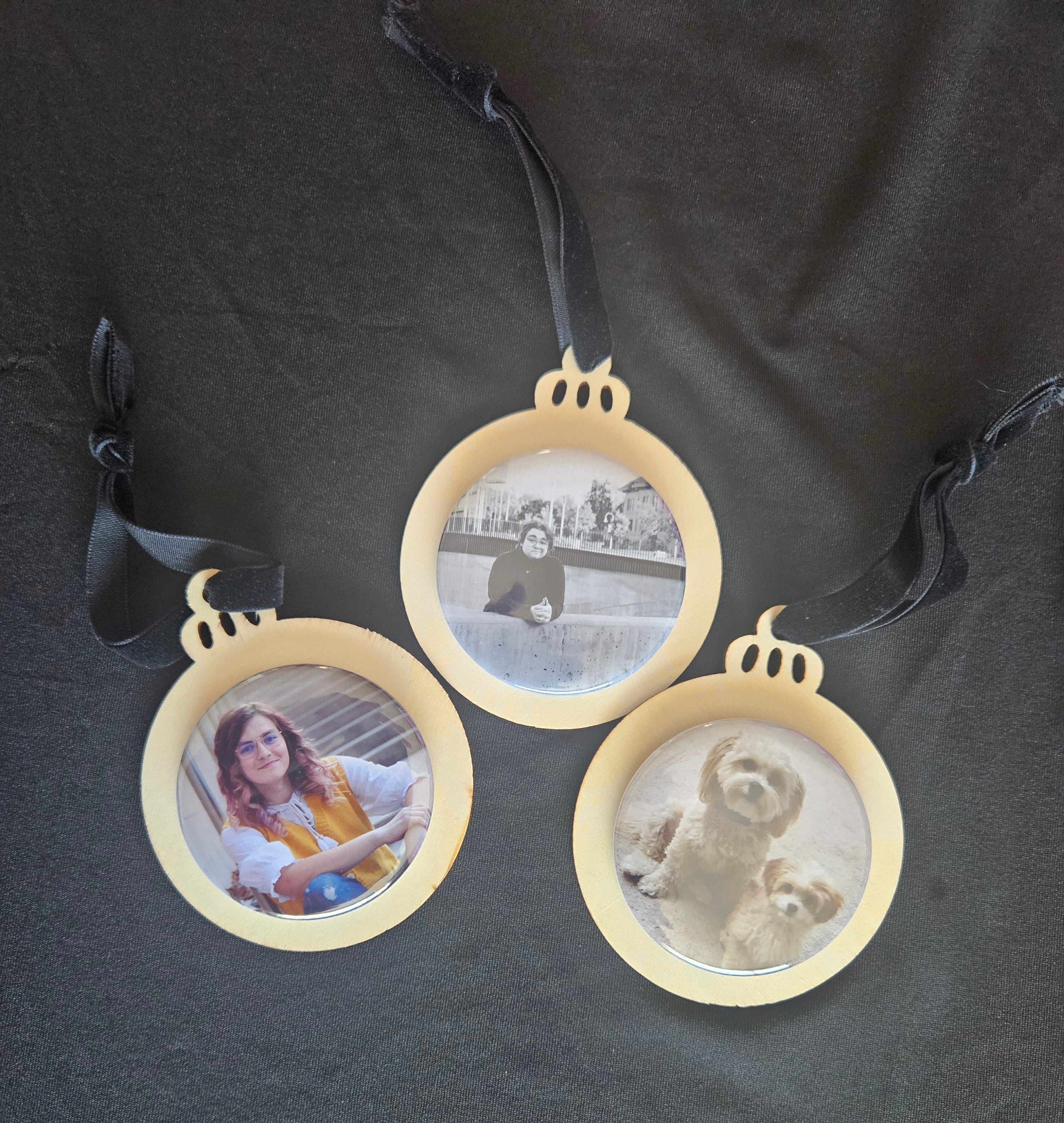 Custom Photo Ornaments - 2.25 Round